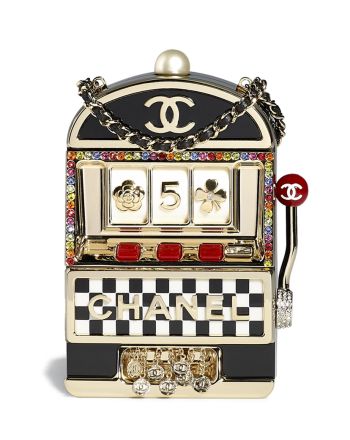 Chanel Slot Machine Minaudiere AS3715 Black